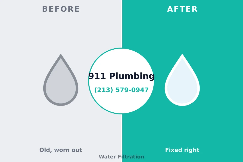 Before and after: plumbing repair Grain Valley, MO